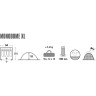 Палатка HIGH PEAK MONODOME XL летняя камуфляж HP-10312